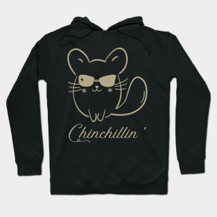 Chinchilla Portraits Chic Pet Couture, Stylish Statement Tee Collection Hoodie